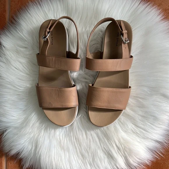 VIA SPIGA DAVI WEDGE SANDAL sz 8 - Picture 3 of 3